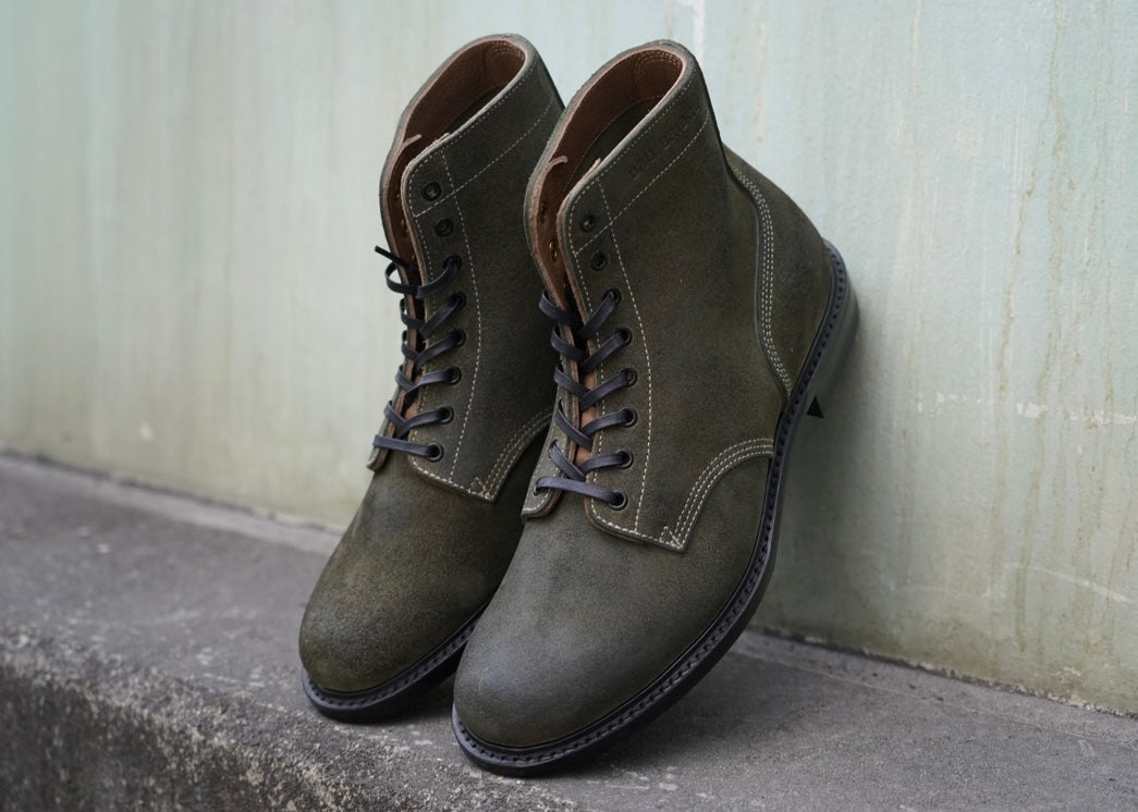 ワックススエードが生み出す独自の風合い