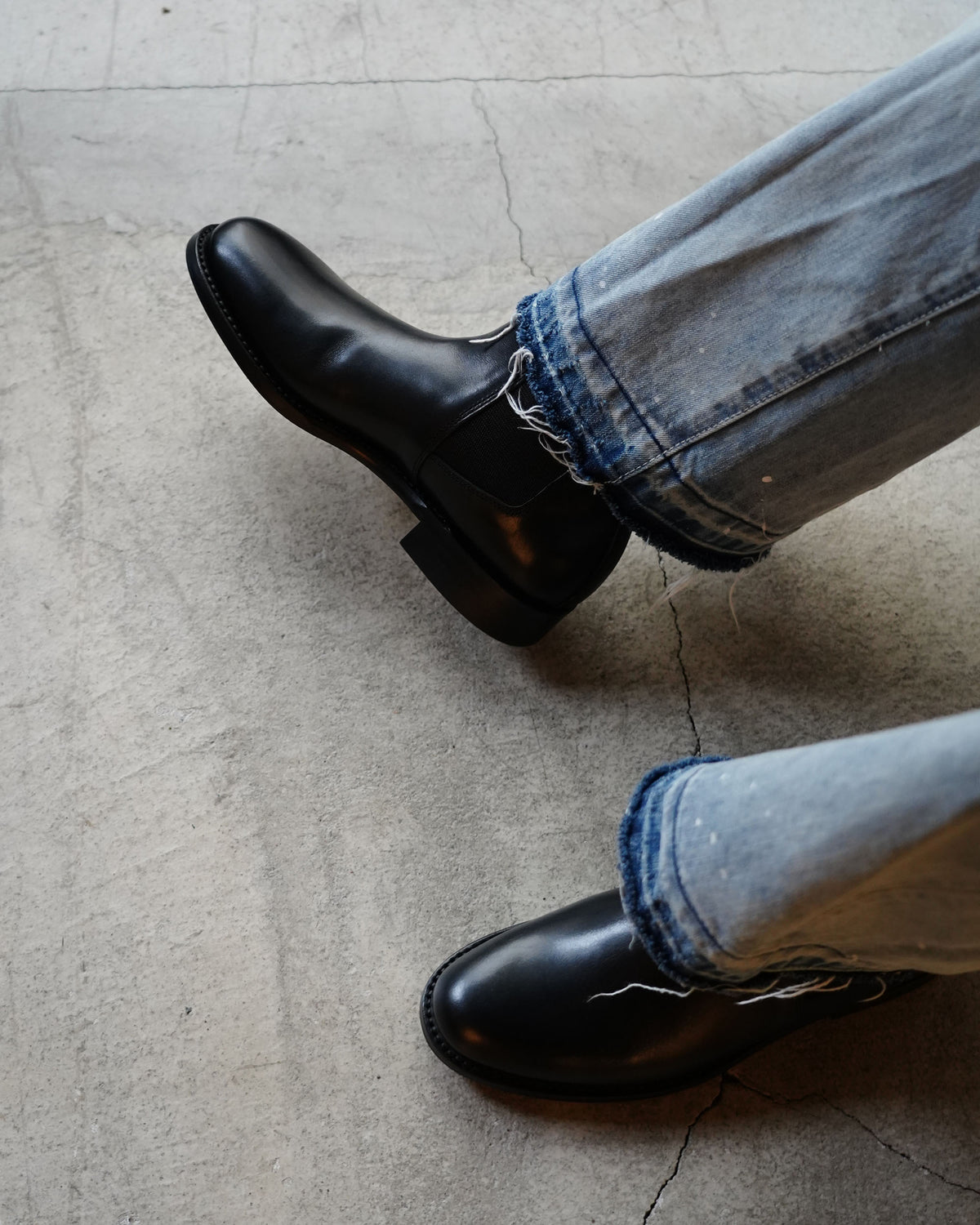 ALBERT (アルバート) VIN BLK / CALF