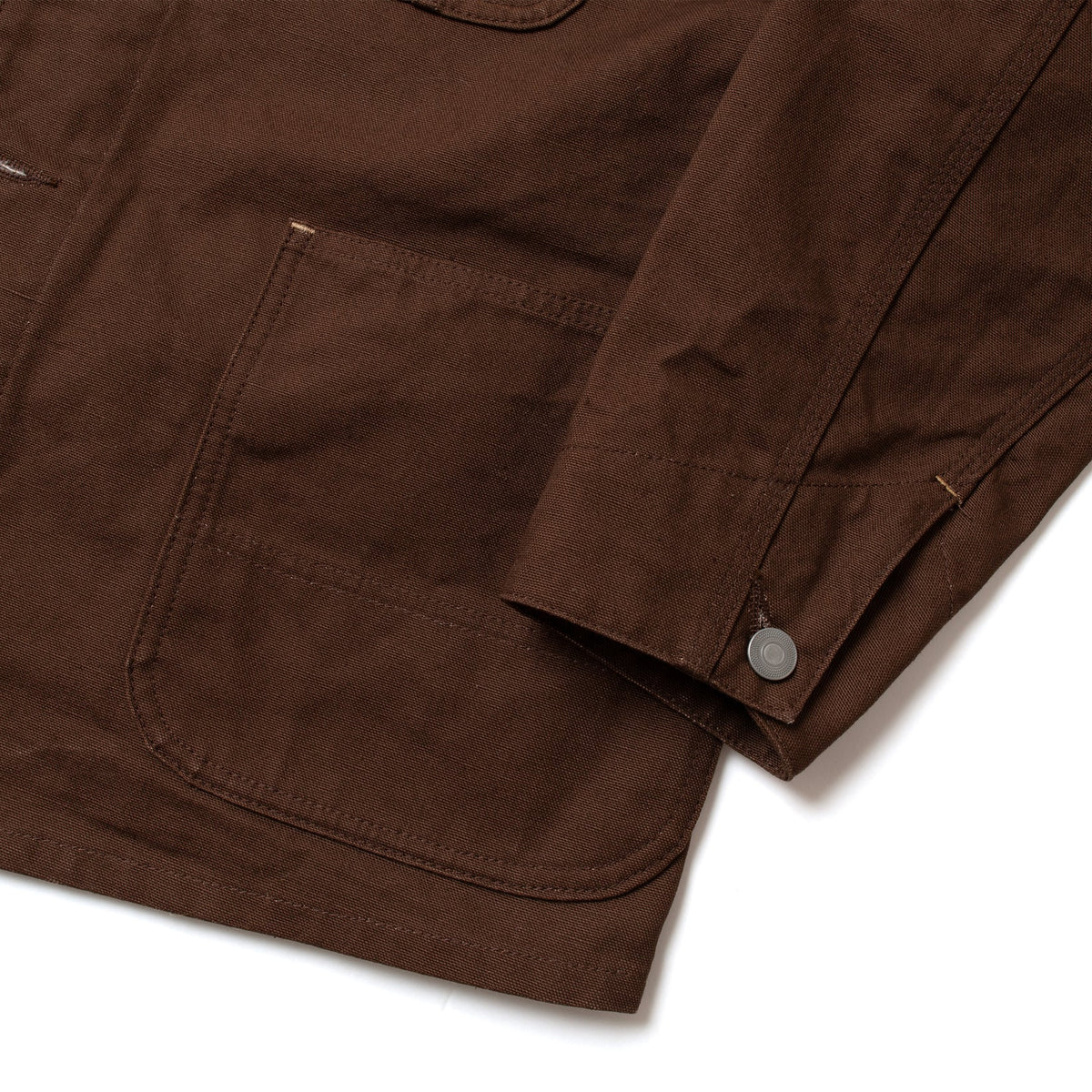 Fit's Like A Hug Coverall Jacket -BROWN-