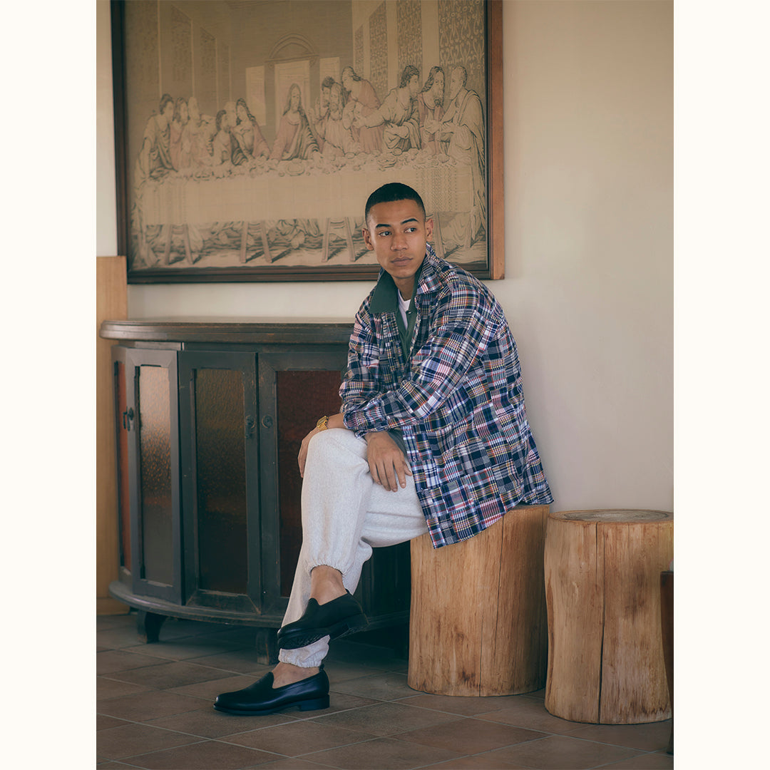 安塔利亚 复古 黑色/小牛皮