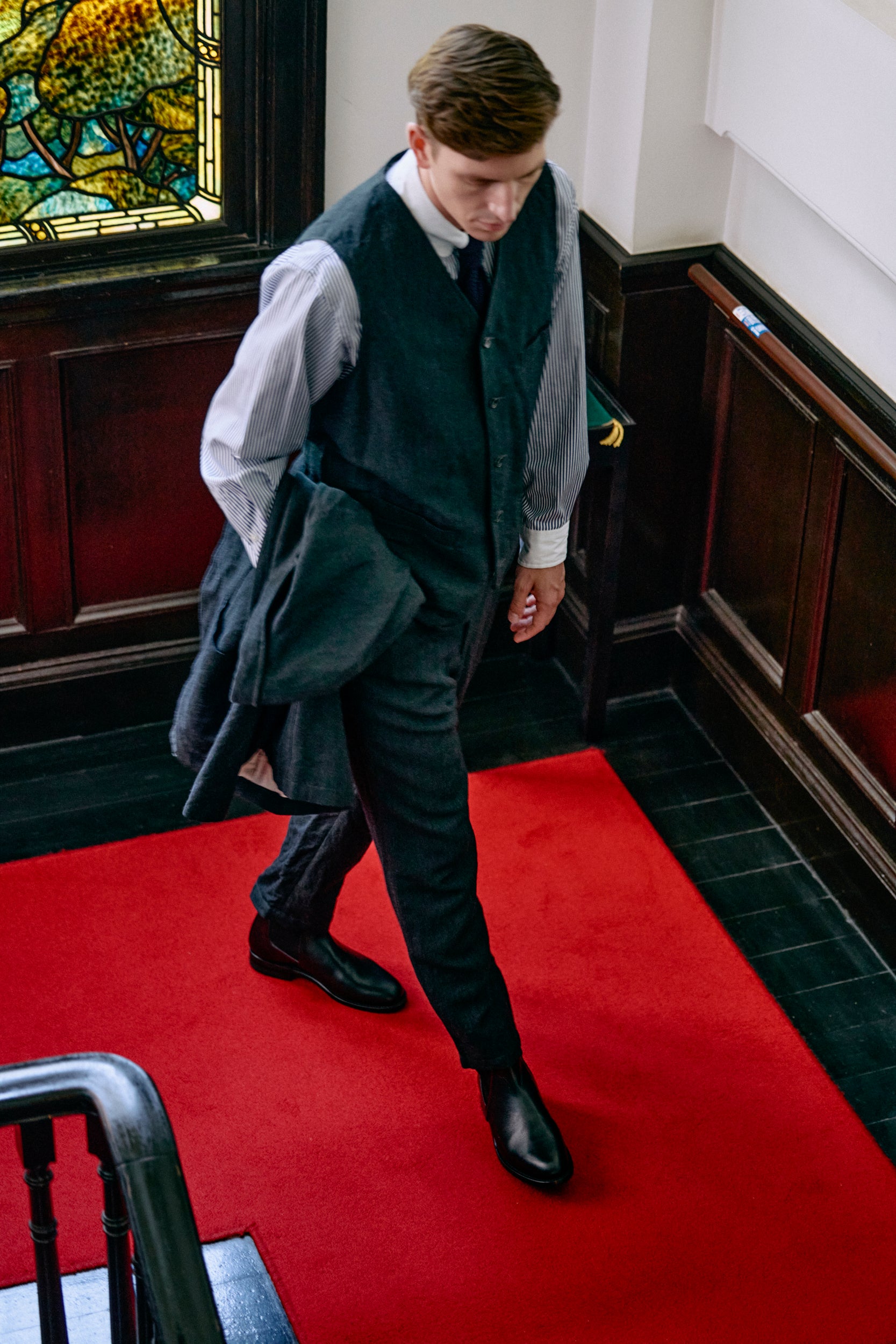 ALBERT (アルバート) VIN BLK / CALF