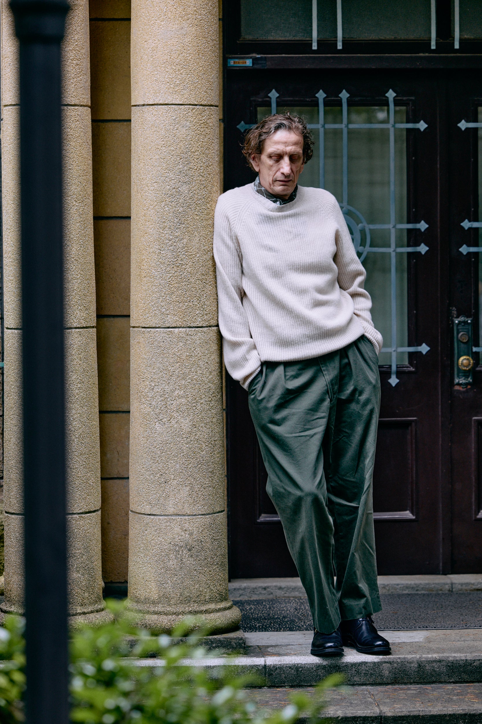 温斯顿复古黑/小牛皮