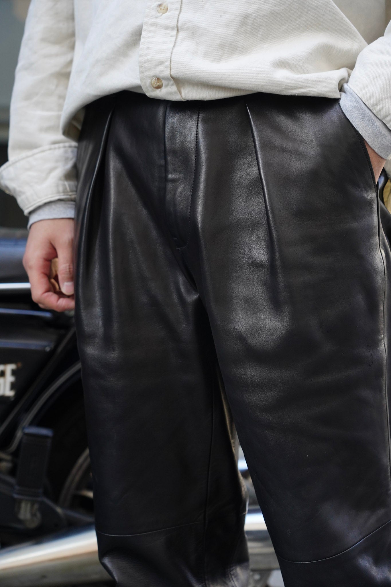 SEAN【ショーン】Leather Trousers