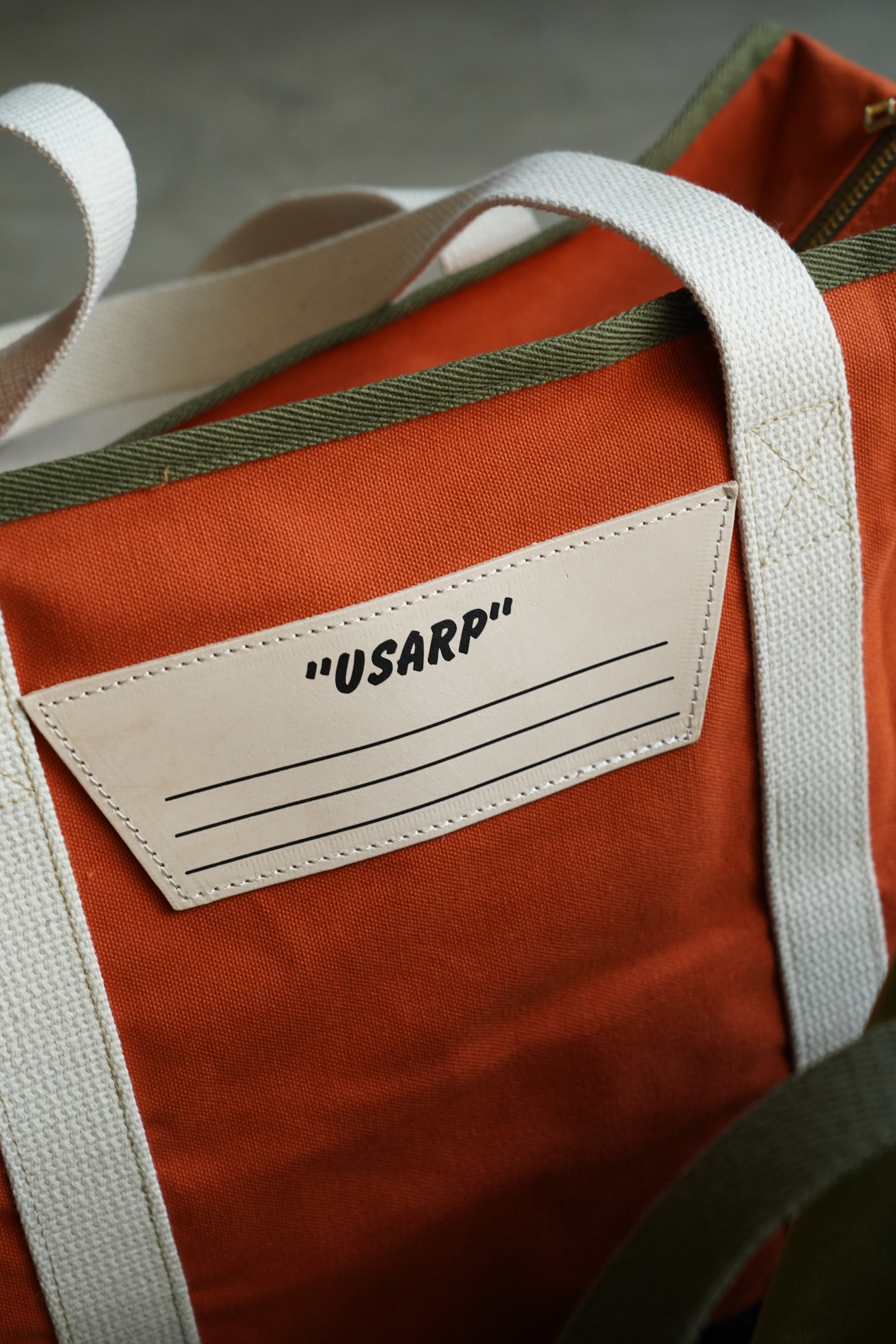 USARP 手提袋(橙色/白色)