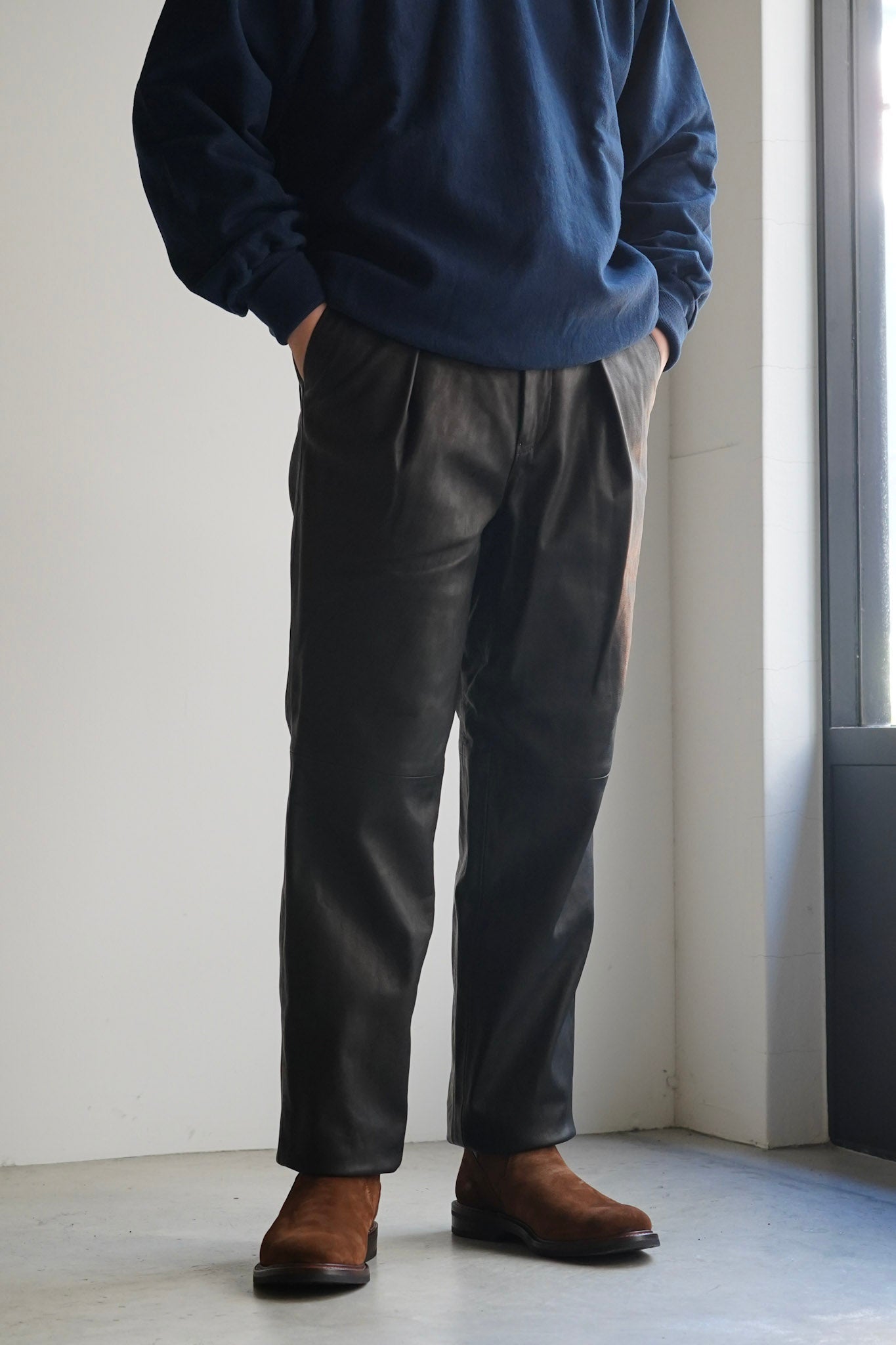 SEAN【ショーン】Leather Trousers