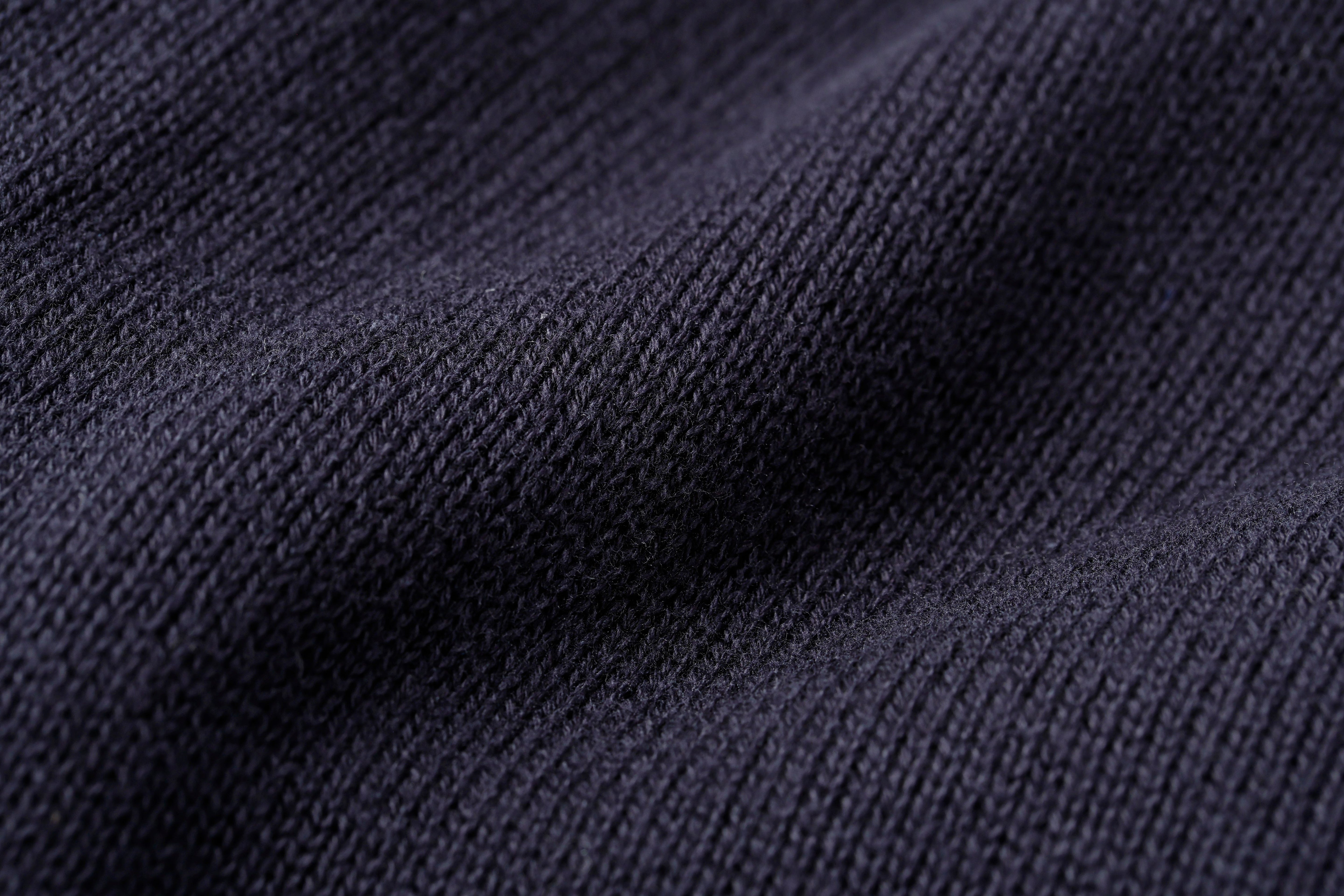 SABINE-Raglan Sleeve knit cotton / DEEP CHAROCAL