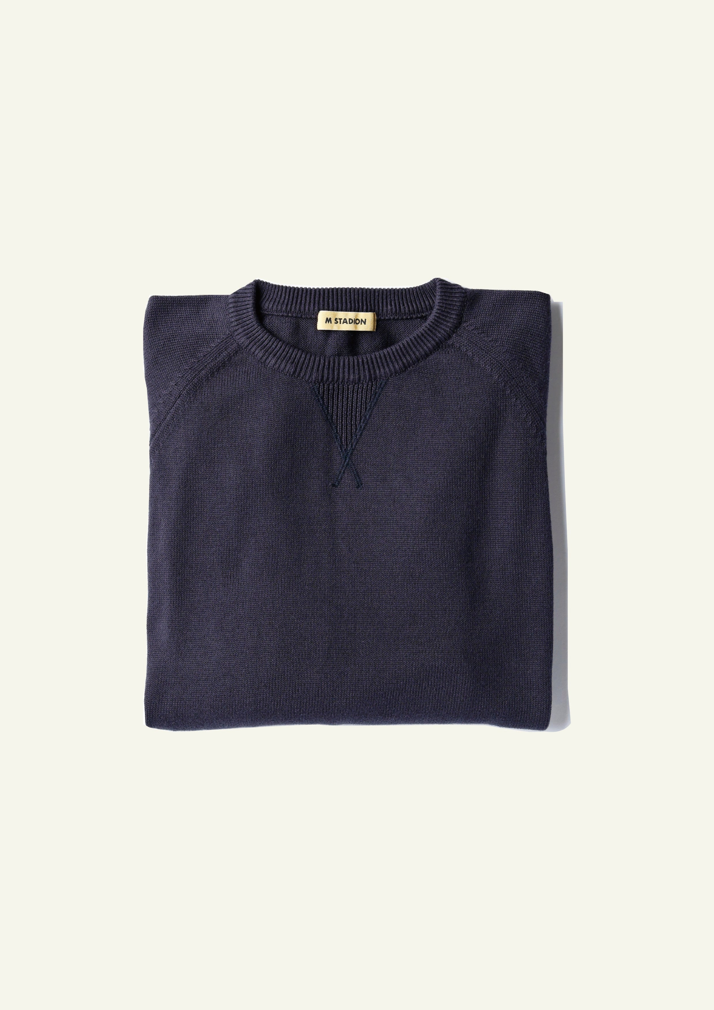 SABINE-Raglan Sleeve knit cotton / DEEP CHAROCAL