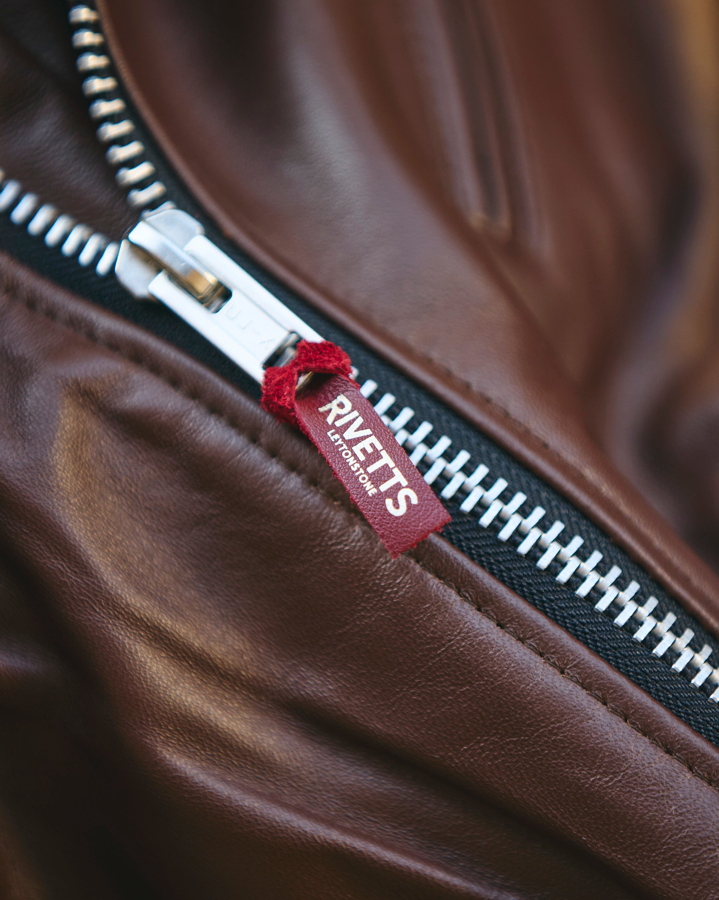 RIVETTS LIDARS JACKET / Model-C1 Croydon Regular Collar Lamb Brown