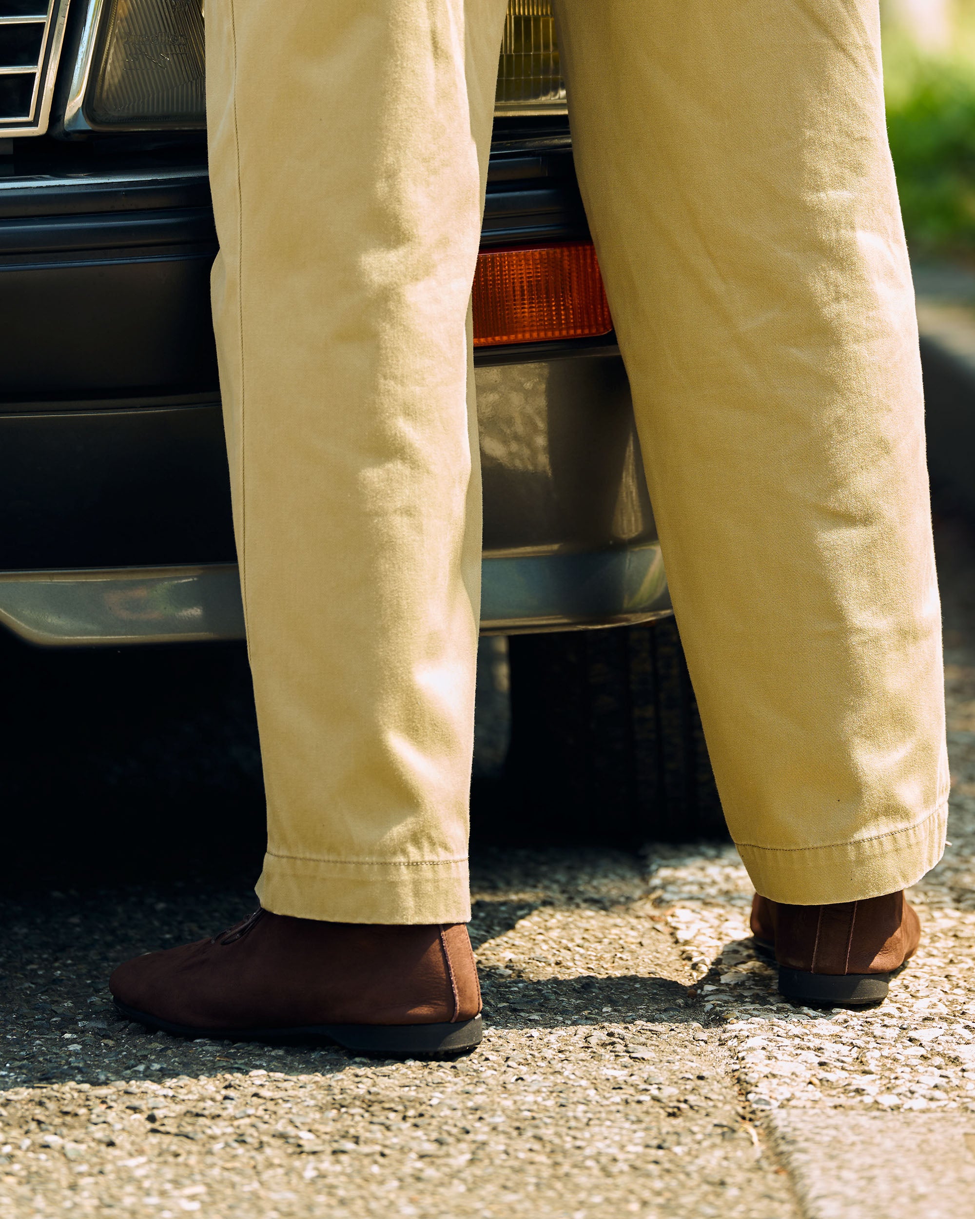 JAZZフラットシューズ / BROWN(ヌバック)