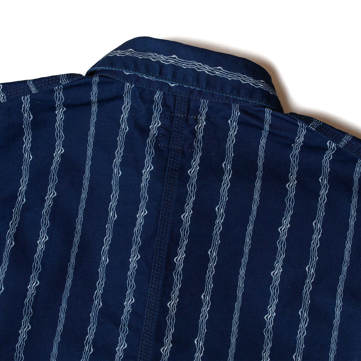 Fit's Like A Hug Coverall Jacket -10oz Indigo Duck Yoroke Stripe-