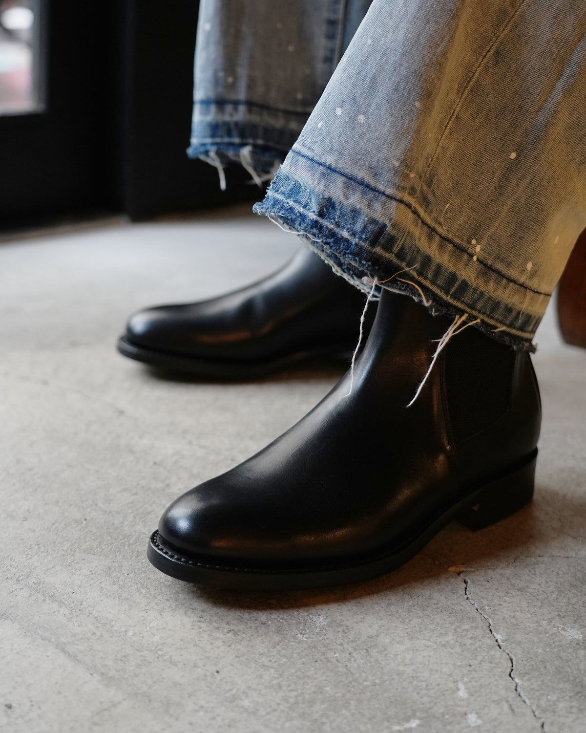 ALBERT (アルバート) VIN BLK / CALF