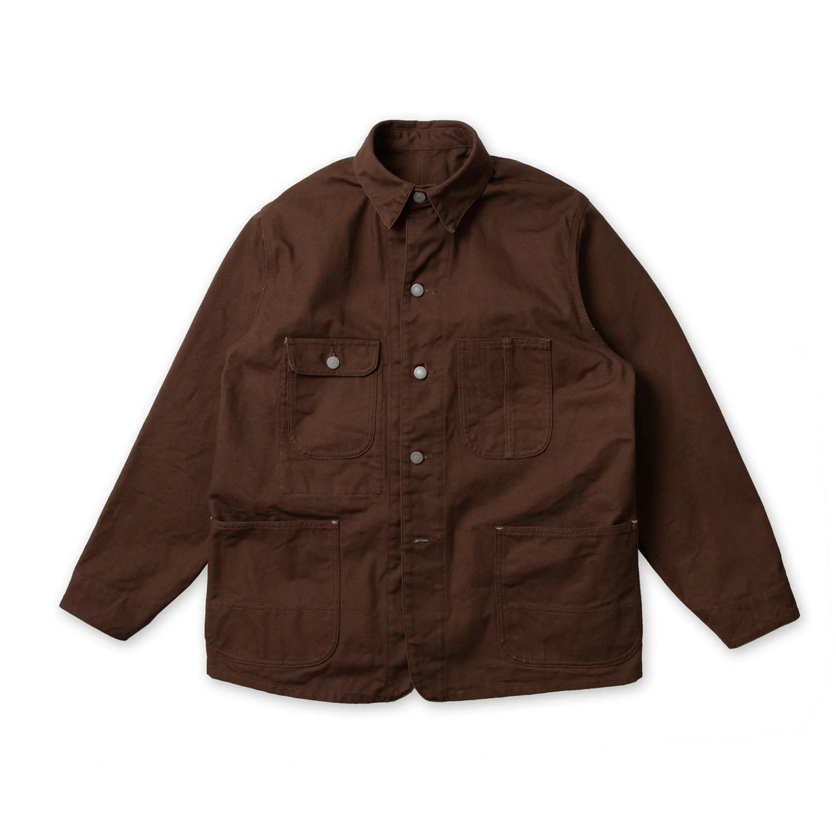 Fit's Like A Hug Coverall Jacket -BROWN-