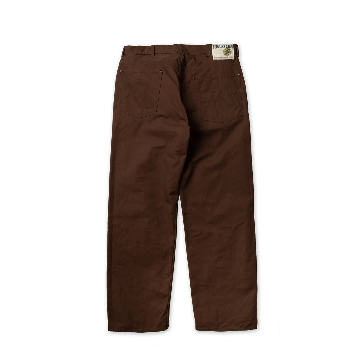Fit's Like A Hug Jeans Cotton Duck -BROWN-