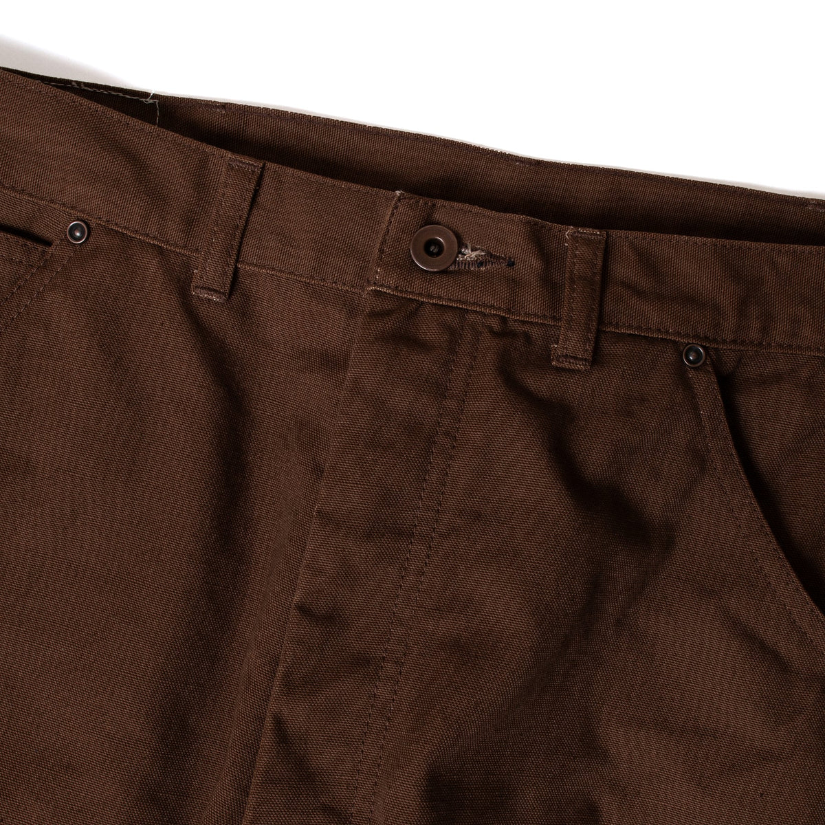 Fit's Like A Hug Jeans Cotton Duck -BROWN-