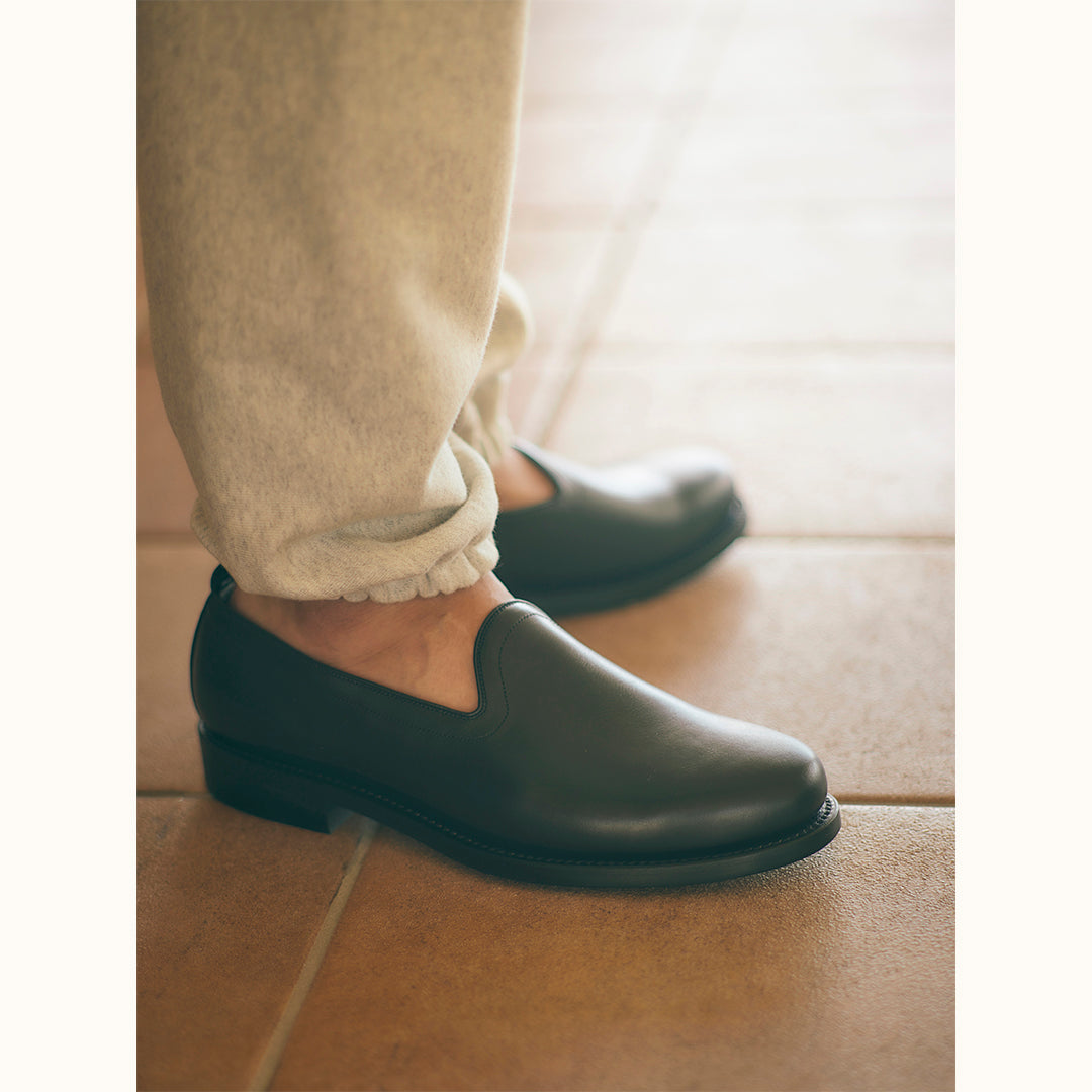 安塔利亚 复古 黑色/小牛皮