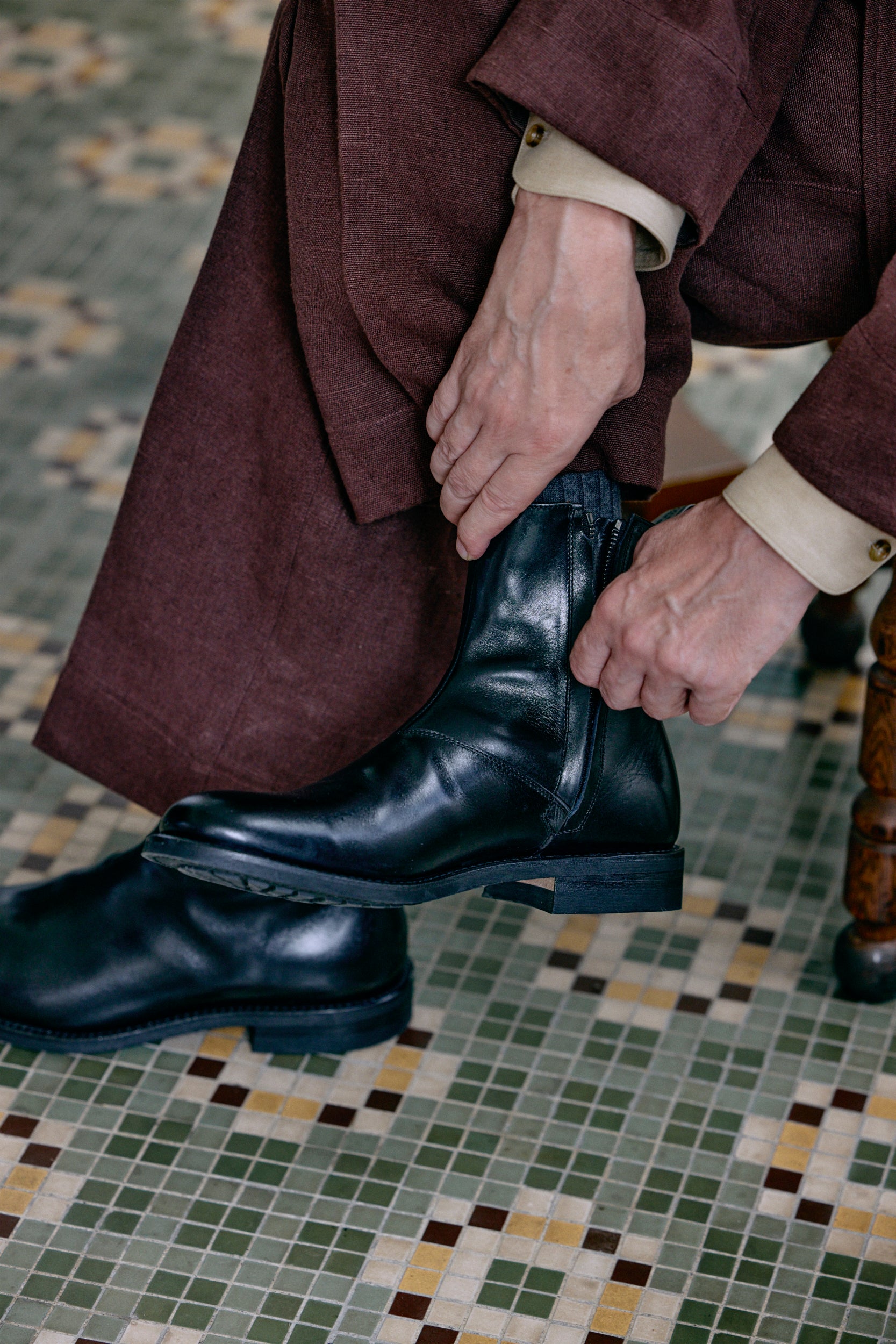 JUDSON 复古黑/小牛皮