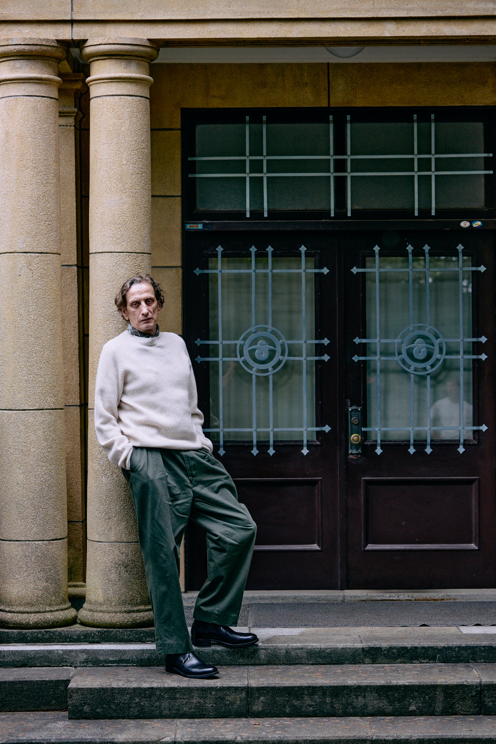 温斯顿复古黑/小牛皮