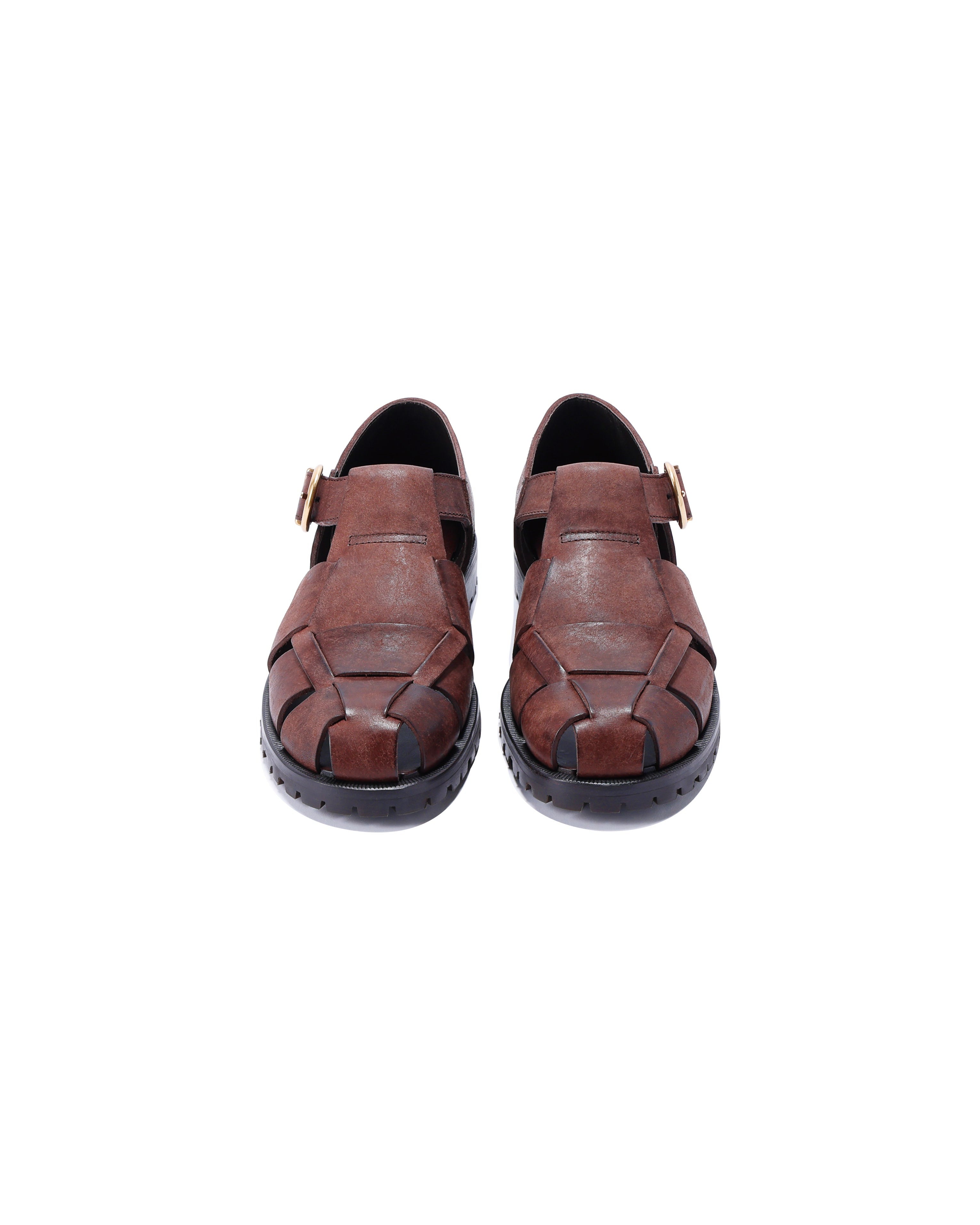 海明威划痕 栗色/牛