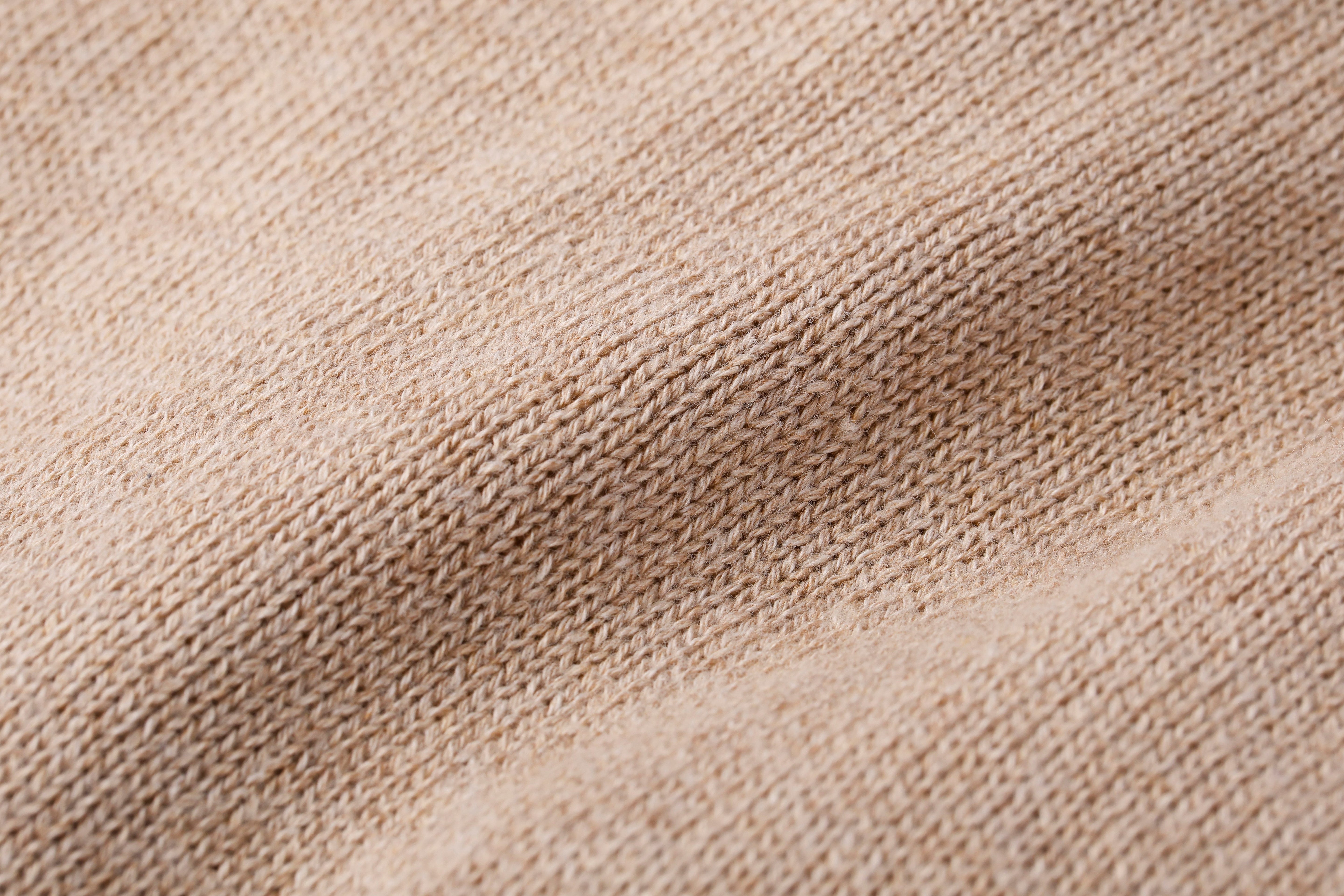 SABINE-Raglan Sleeve knit cotton / BEIGE