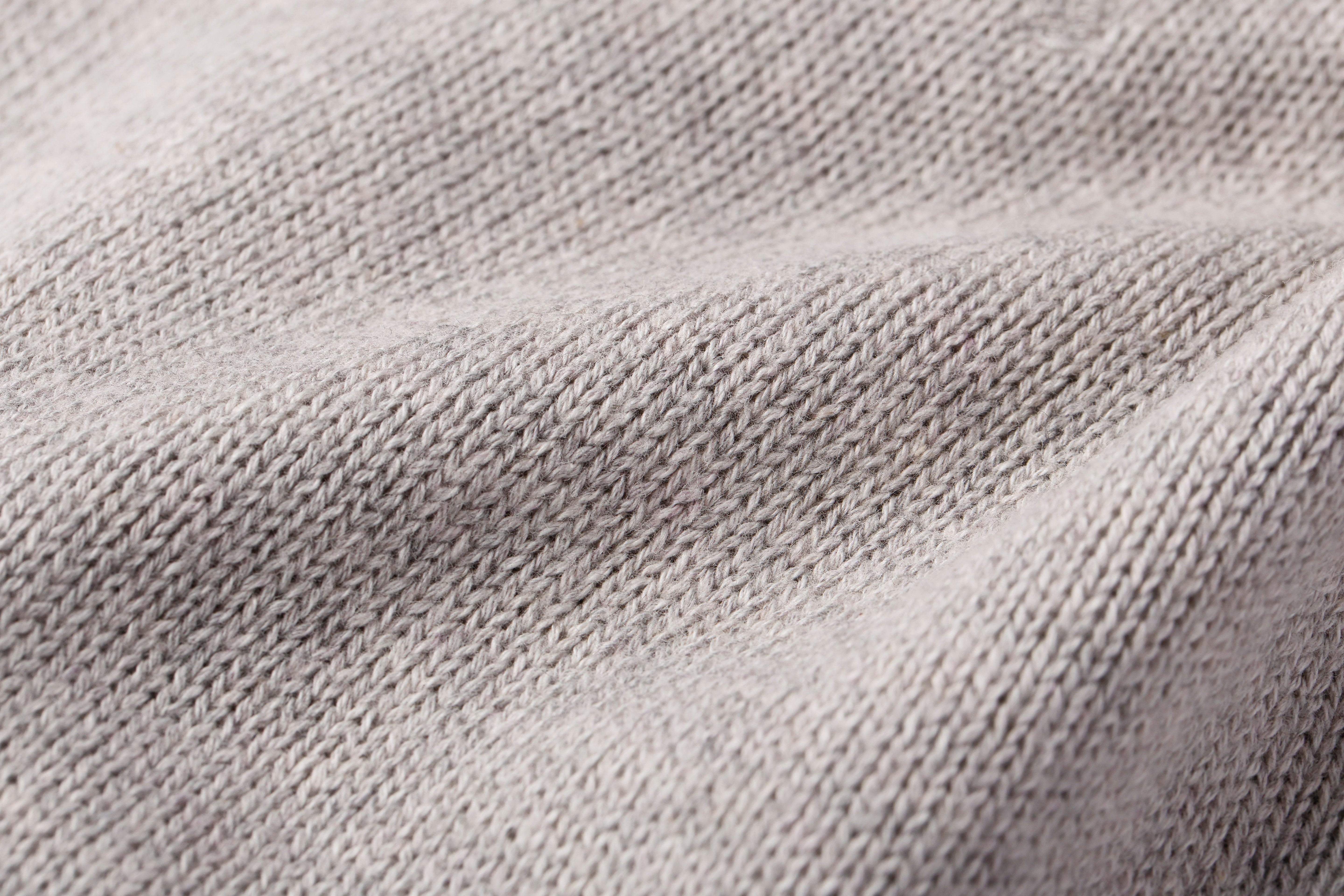 SABINE-Raglan Sleeve knit cotton / Dusky GRAY