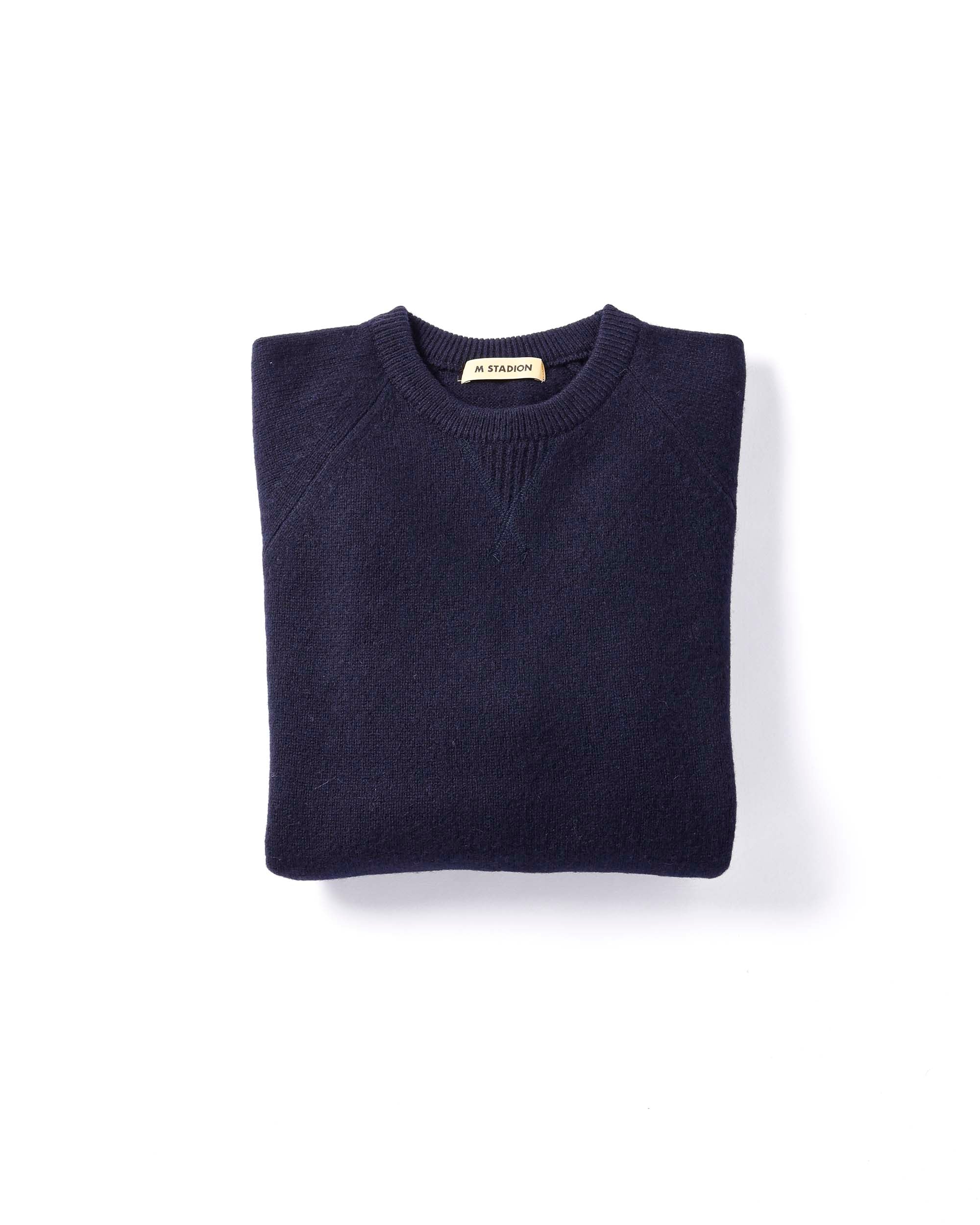 SABINE-Raglan Sleeve knit cashmere / Deep NAVY