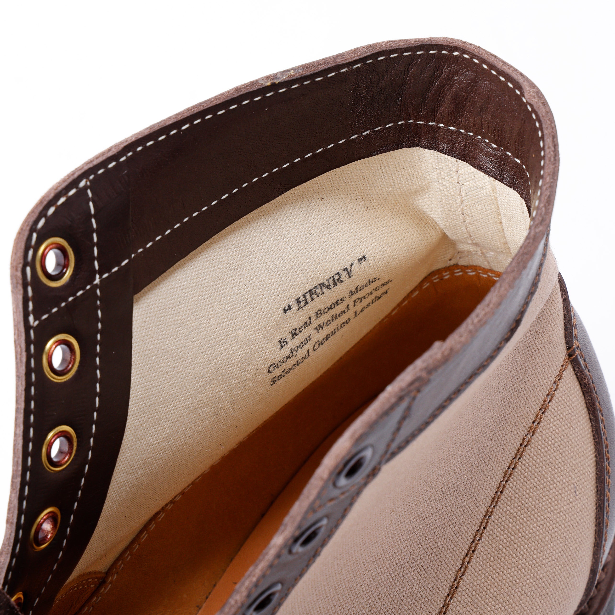 HENRY D.GREY CANVAS/VACHETTA BLK