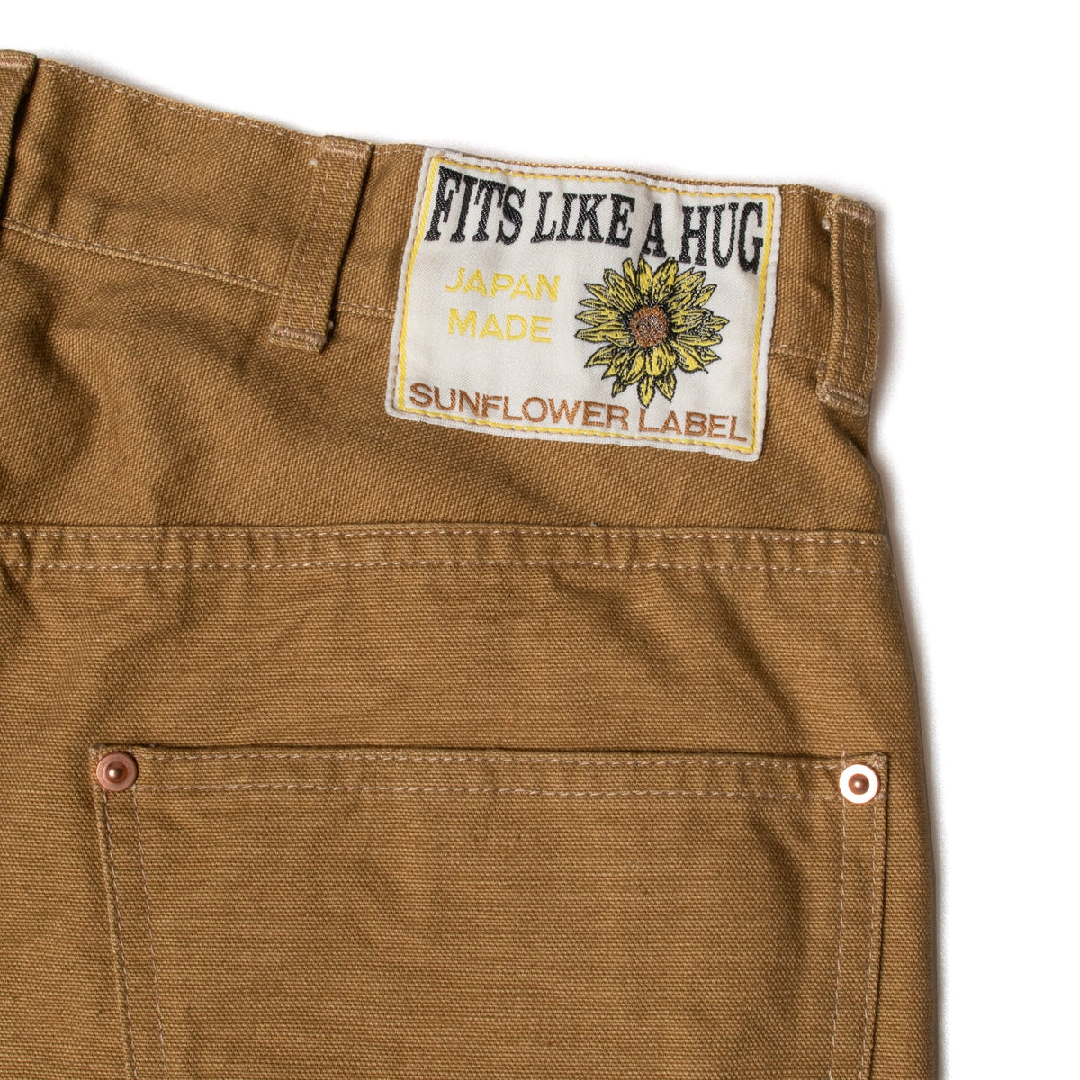 Fit's Like A Hug Jeans Cotton Duck -BEIGE-