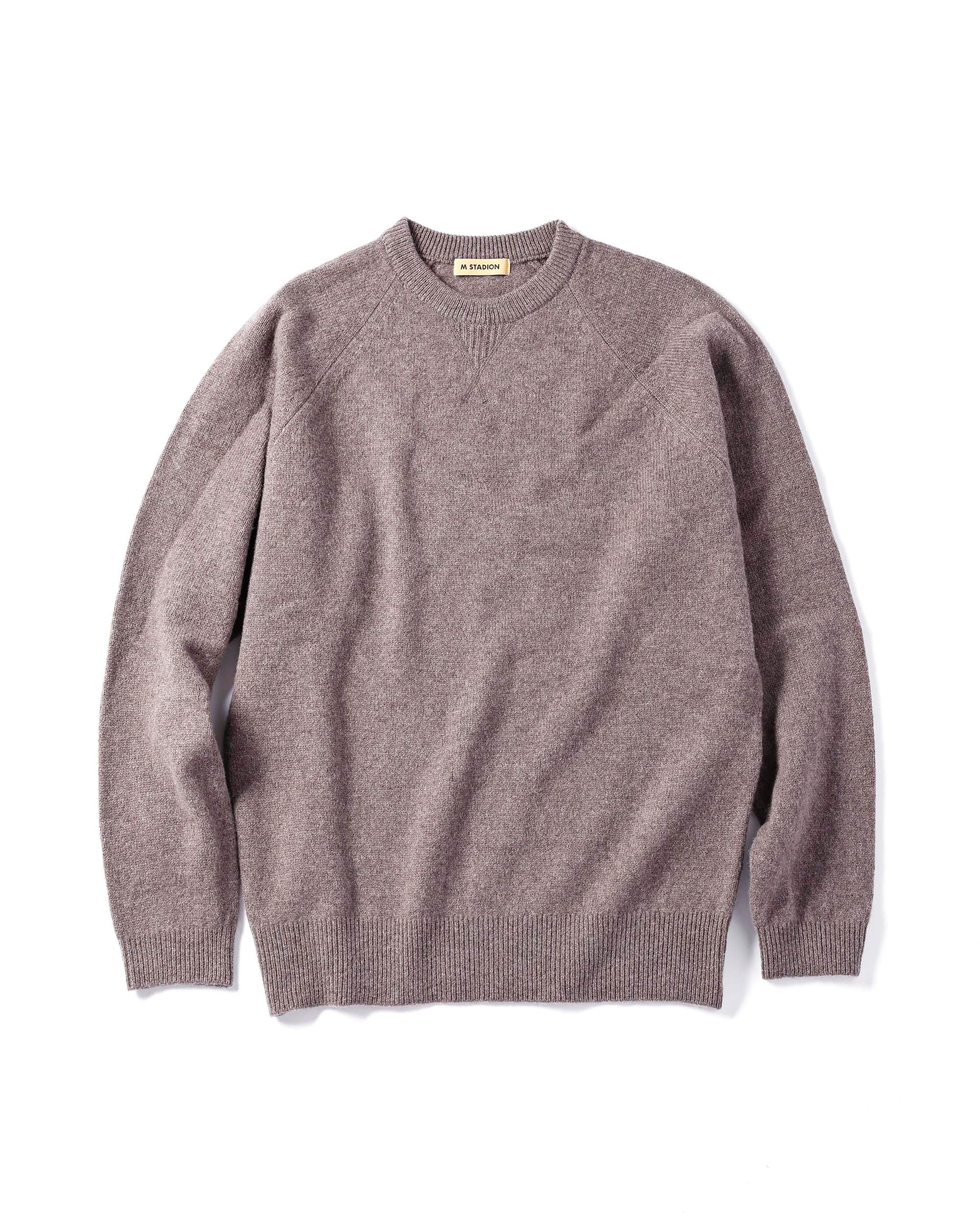 SABINE-Raglan Sleeve knit cashmere / MOCHA