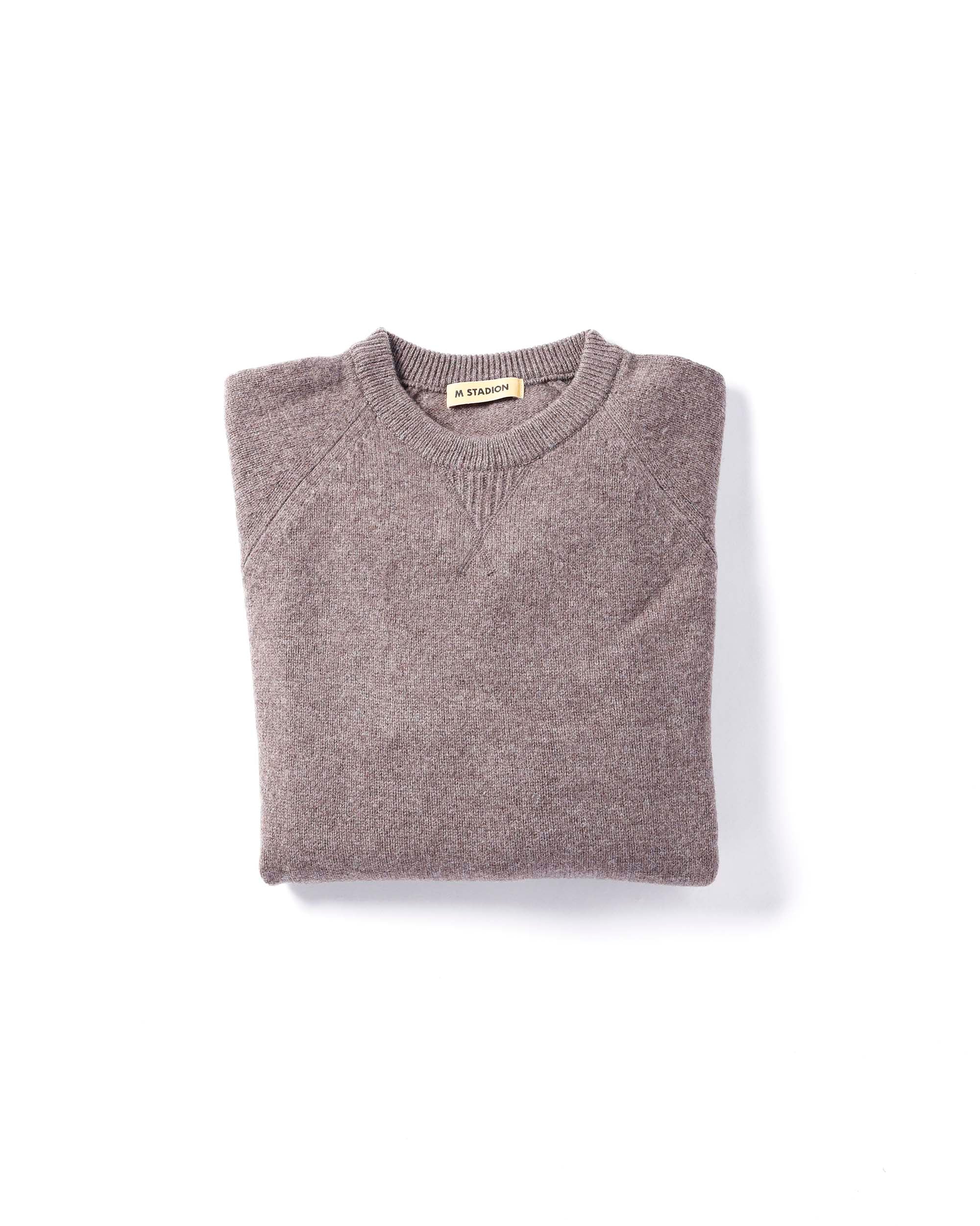 SABINE-Raglan Sleeve knit cashmere / MOCHA