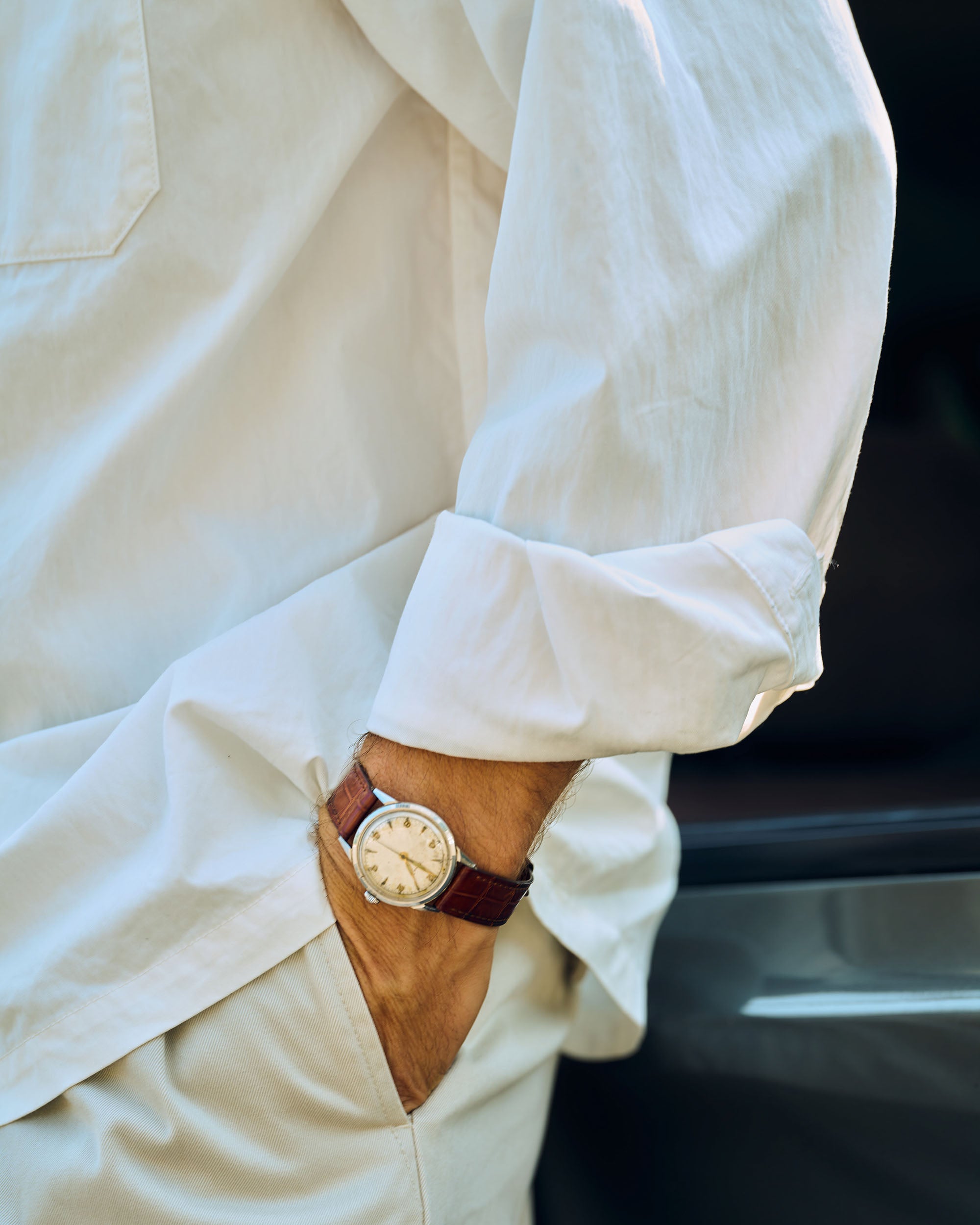 ADAMS-Work Shirt Jacket / IVORY